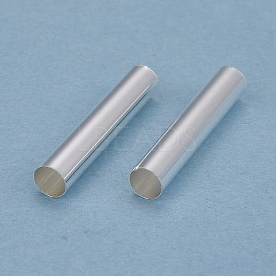 Brass Tube Beads KK-Y003-73H-S-1