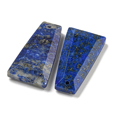 Dyed Natural Lapis Lazuli Pendants G-G123-02E-1