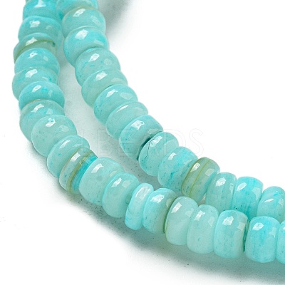 Dyed Natural Freshwater Shell Beads Strands BSHE-G039-07C-1