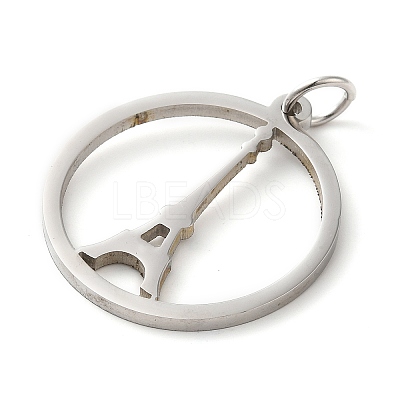 Non-Tarnish 304 Stainless Steel Pendants STAS-C086-05E-P-1
