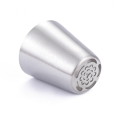 Non-Tarnish Flower Stainless Steel Russian Piping Tips DIY-D036-03P-1