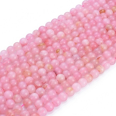 Natural Rose Quartz Beads Strands X-G-F591-04-10mm-1