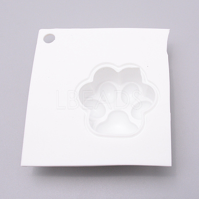 DIY Cat Paw Silicone Molds DIY-WH0177-94A-1