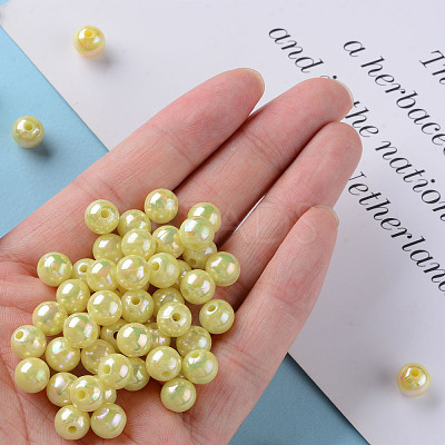 Opaque Acrylic Beads MACR-S370-D8mm-A10-1