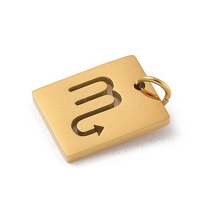 304 Stainless Steel Charms STAS-R001-03G-08-1