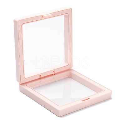 Square Transparent PE Thin Film Suspension Jewelry Display Box CON-D009-01A-04-1