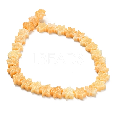 Synthetic Coral Dyed Carved Beads BSHE-H114-02E-1