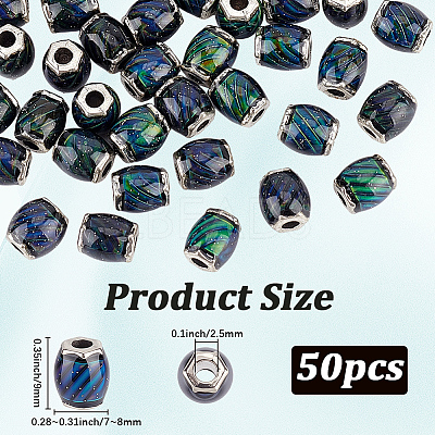 50Pcs Glass Beads GLAA-PA0001-44-1