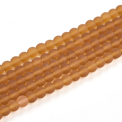 Transparent Glass Beads Strands GLAA-T032-T4mm-MD23-1