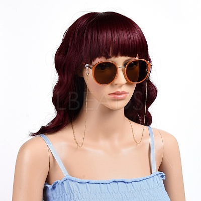 304 Stainless Steel Satellite Chains Eyeglasses Chains AJEW-EH00073-1
