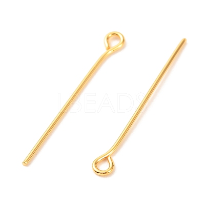 Brass Eye Pins KK-F824-113B-G-1