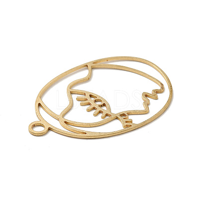 Brass Pendants KK-G423-16G-1