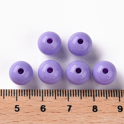 Opaque Acrylic Beads X-MACR-S370-C10mm-A32-1