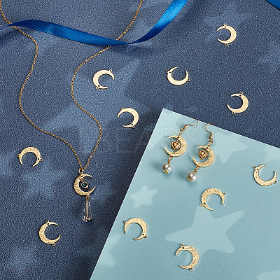 50Pcs Rack Plating Brass Connector Charms KK-PH0005-49-1