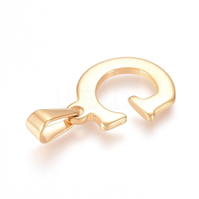 304 Stainless Steel Pendants STAS-F106-95G-G-01-1