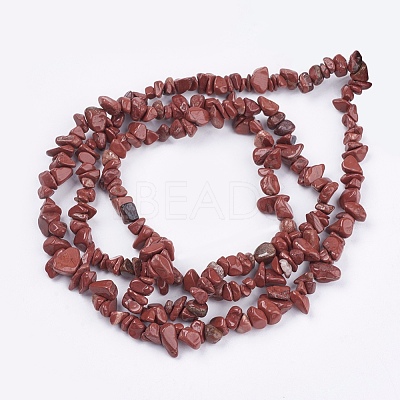 Natural Red Jasper Bead Strands G-R192-20-1