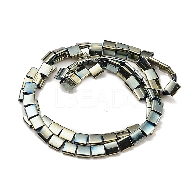 Electroplated Non-magnetic Synthetic Hematite Beads Strands G-G089-B02-18-1