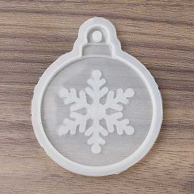 Christmas Theme DIY Silicone Pendant Molds LS-SIMO-G007-01G-1