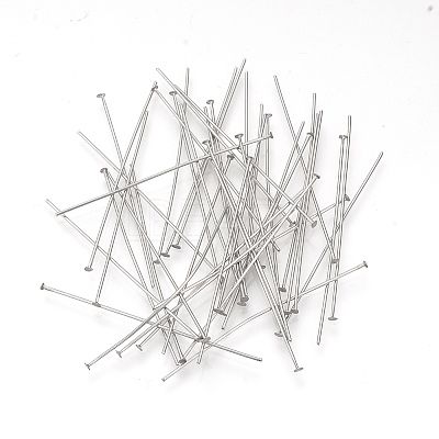 Tarnish Resistant 304 Stainless Steel Flat Head Pins LS-X-STAS-Q218-01D-1