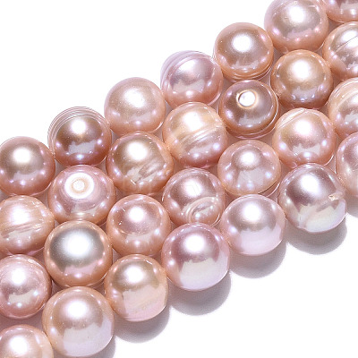 Natural Cultured Freshwater Pearl Beads Strands PEAR-N013-09B-1