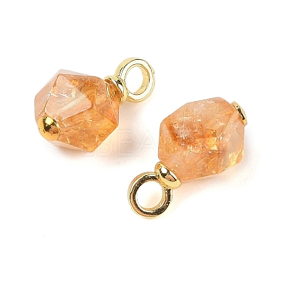 Natural Citrine Pendants G-C148-01A-G-1