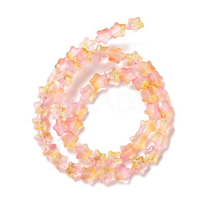 Transparent Glass Beads Strand GLAA-F112-04I-1
