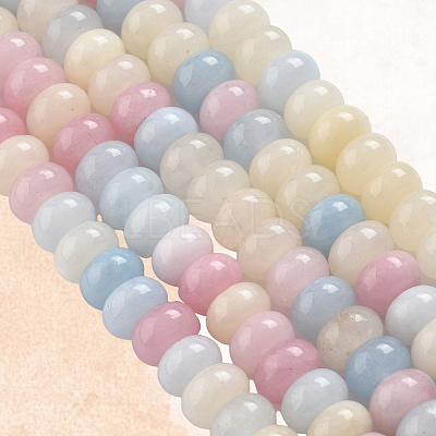 2 Strands Natural White Jade Beads Strands G-PA0001-23E-1