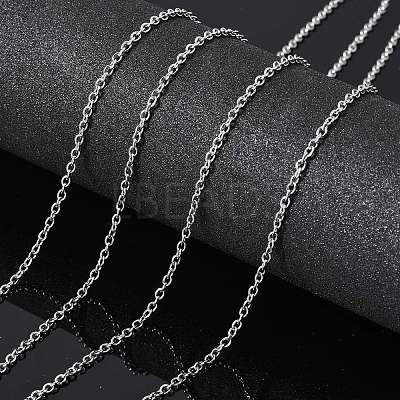 Tarnish Resistant 304 Stainless Steel Cable Chains X-CHS-Q001-13-100m-1