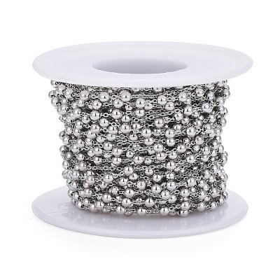 Tarnish Resistant 304 Stainless Steel Cable Chains CHS-M001-05P-1