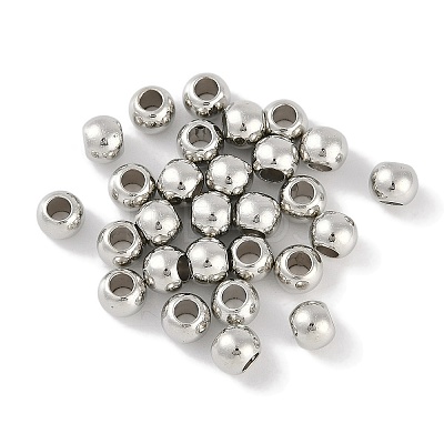 CCB Plastic Round Beads ALUM-U001-07B-04-1