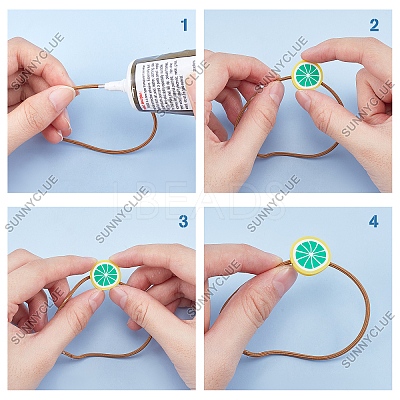 Handmade Polymer Clay Cabochons CLAY-SC0001-07-1