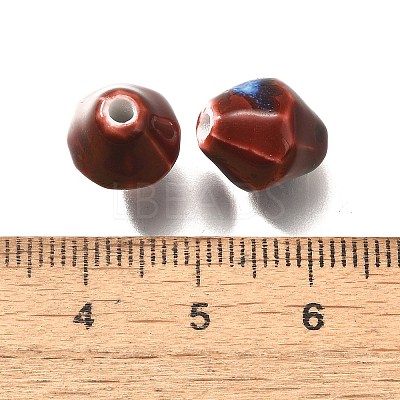 Vintage Style Glazed Ceramic Porcelain Beads PORC-H013-01-08-1