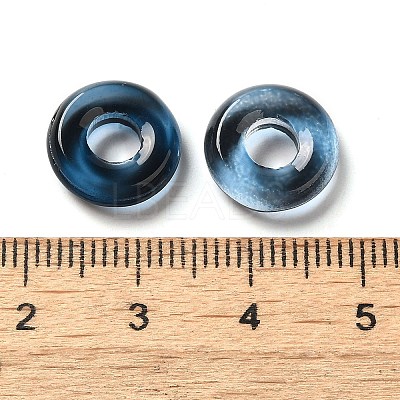 Transparent Glass European Beads GLAA-A012-03B-1