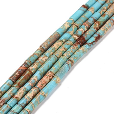 Natural Imperial Jasper Beads Strands G-E508-04D-1