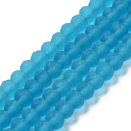 Transparent Glass Beads Strands EGLA-A044-T1mm-MD27-1