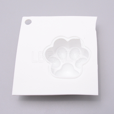 DIY Cat Paw Silicone Molds DIY-WH0177-94A-1