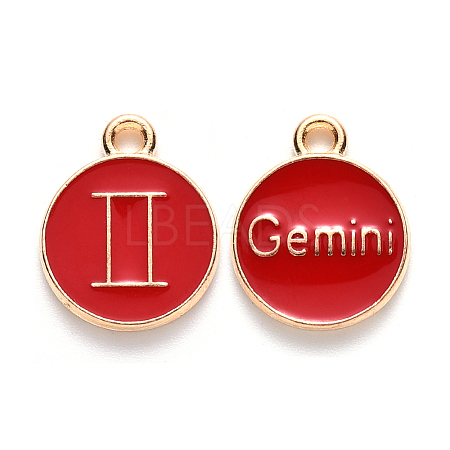 Alloy Enamel Pendants LS-ENAM-S124-01A-07I-1