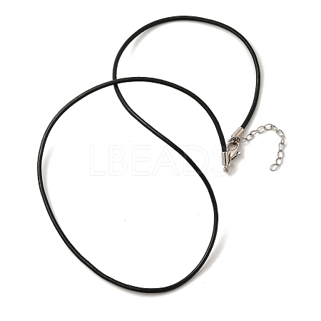 Leather Cord Necklace Jewelry Making X-NFS058-1-1