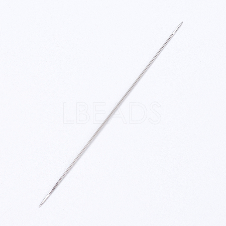 Iron Open Beading Needle IFIN-P036-01D-1