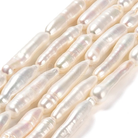 Natural Keshi Pearl Beads Strands PEAR-J007-07-1