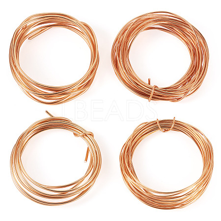 4 Rolls 4 Sizes Round Aluminum Wire AW-TA0001-04A-01-1