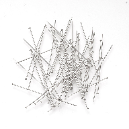 Tarnish Resistant 304 Stainless Steel Flat Head Pins LS-X-STAS-Q218-01D-1