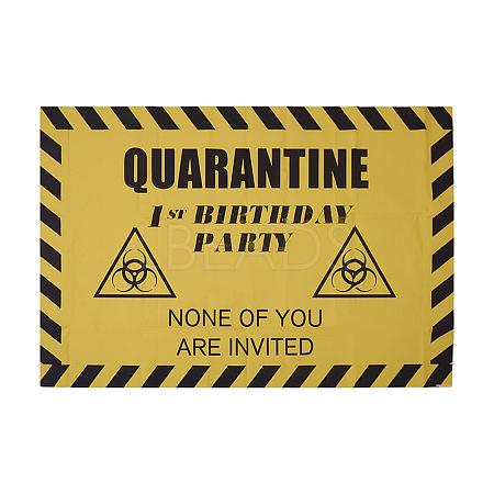 2020 Quarantine Birthday Decorations AJEW-GF0001-64B-1