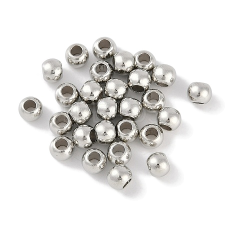 CCB Plastic Round Beads ALUM-U001-07B-04-1