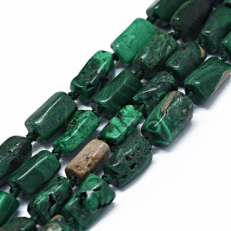 Natural Malachite Beads Strands G-O170-112-1
