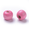 Dyed Natural Wood Beads X-WOOD-Q006-10mm-07-LF-2