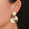 Alloy Stud Earrings Findings EJEW-CJ0001-02G-7