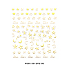 3D Gold Stamping Nail Decals Stickers MRMJ-R090-56-DP3193-2