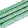 AB Color Plated Opaque Glass Beads Strands GLAA-T026-4x8mm-P02-1