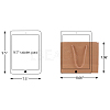 Kraft Paper Bags Gift Shopping Bags ABAG-E002-10C-4